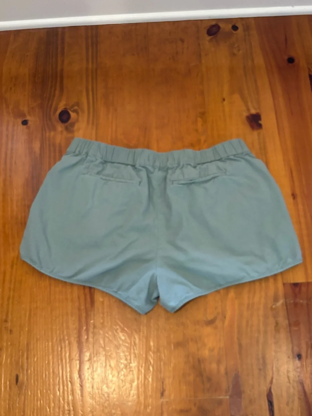 Madewell Women’s Light Green Pull-On Shorts (Size: Large)